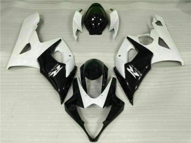 Best 2005-2006 White Black Suzuki GSXR 1000 Moto Fairings UK