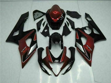 Best 2005-2006 Red Black Suzuki GSXR 1000 Motorbike Fairings UK