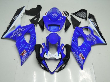 Best 2005-2006 Blue Corona Suzuki GSXR 1000 Motor Fairings UK