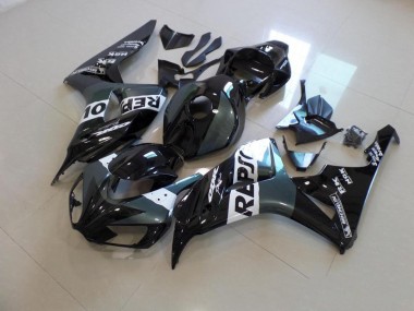 Best 2006-2007 Grey Black Repsol Honda CBR1000RR Motorbike Fairing Kits UK