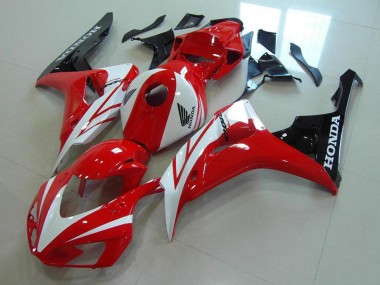 Best 2006-2007 Red White Honda CBR1000RR Motorcycle Fairing Kits UK