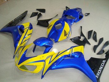 Best 2006-2007 Yellow Blue Black Honda CBR1000RR Moto Fairings UK