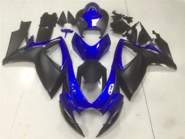 Best 2006-2007 Black Blue Suzuki GSXR 600/750 Motorbike Fairing Kits & Bodywork UK