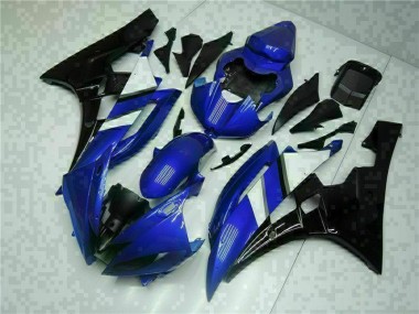 Best 2006-2007 Blue Black Yamaha YZF R6 Motorcycle Fairing Kit UK