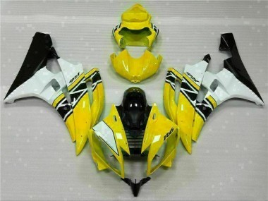 Best 2006-2007 Yellow White Black Yamaha YZF R6 Motorcylce Fairings UK
