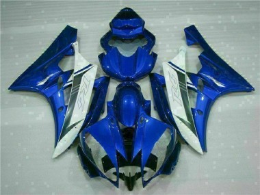 Best 2006-2007 Blue White Yamaha YZF R6 Bike Fairings UK