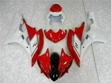Best 2006-2007 Red White Yamaha YZF R6 Motorcyle Fairings UK