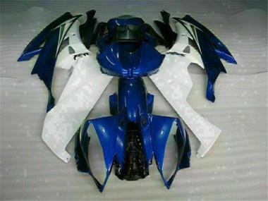 Best 2006-2007 White Blue Yamaha YZF R6 Bike Fairings UK