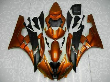 Best 2006-2007 Orange Yamaha YZF R6 Motorbike Fairing Kits UK