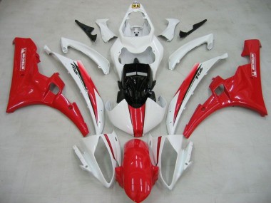 Best 2006-2007 White Red Michelin Yamaha YZF R6 Motorcylce Fairings UK