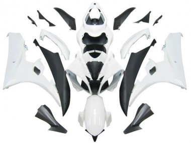 Best 2006-2007 White Black Yamaha YZF R6 Motorcycle Fairings UK