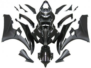 Best 2006-2007 Contrast Black Yamaha YZF R6 Bike Fairings UK