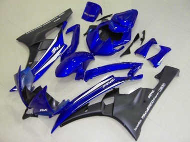 Best 2006-2007 Blue Black Yamaha YZF R6 Motorcyle Fairings UK