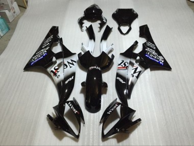 Best 2006-2007 Glossy Black Yamaha YZF R6 Bike Fairing UK
