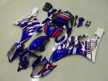 Best 2006-2007 Red Blue Star Yamaha YZF R6 Bike Fairings UK