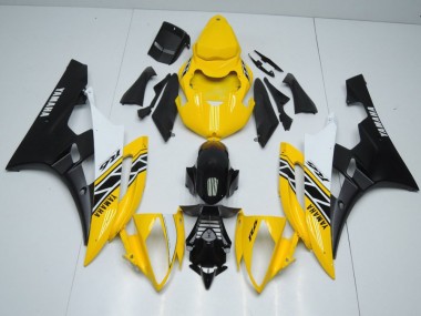 Best 2006-2007 Yellow OEM Style Yamaha YZF R6 Motorcycle Fairings Kits UK