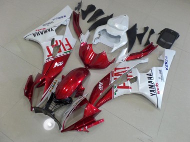 Best 2006-2007 Red Fiat Yamaha YZF R6 Motorcyle Fairings UK