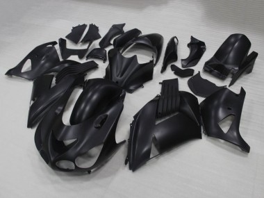 Best 2006-2011 Matte Black Kawasaki ZX14R ZZR1400 Bike Fairing UK