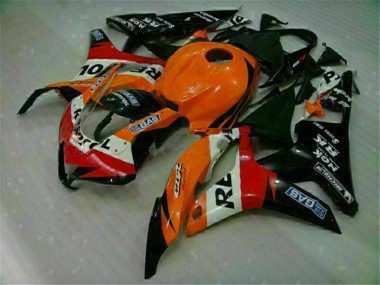 Best 2007-2008 Orange Black Repsol Honda CBR600RR Motorcycle Replacement Fairings UK