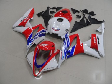 Best 2007-2008 White Red Blue Motul Honda CBR600RR Motorbike Fairing Kits UK