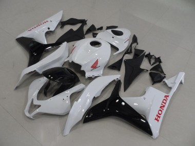 Best 2007-2008 White Black Honda CBR600RR Replacement Motorcycle Fairings UK