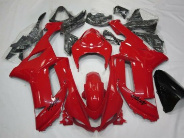 Best 2007-2008 Red Kawasaki ZX6R Motor Fairings UK