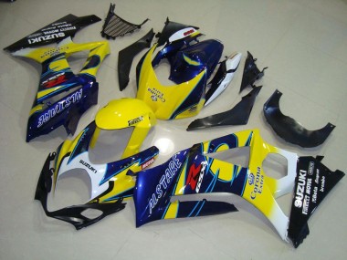 Best 2007-2008 Yellow Corona Suzuki GSXR 1000 K7 Bike Fairing Kit UK