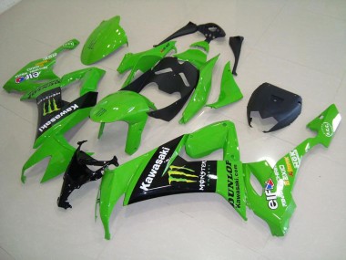 Best 2008-2010 Green Monster Kawasaki ZX10R Motor Bike Fairings UK