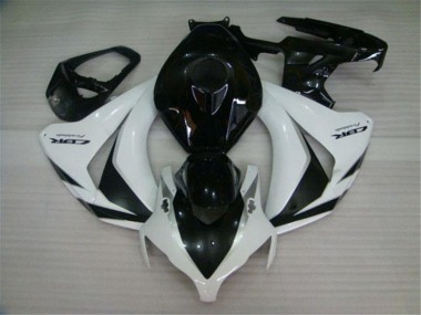 Best 2008-2011 Black White Honda CBR1000RR Motorcycle Fairings UK