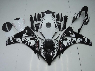 Best 2008-2011 Black White Honda CBR1000RR Motorbike Fairing UK