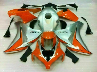 Best 2008-2011 Silver Orange Honda CBR1000RR Bike Fairings UK