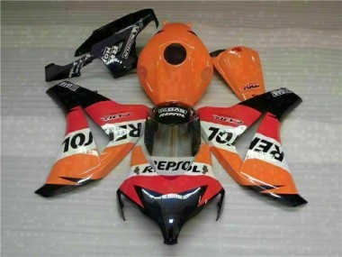 Best 2008-2011 Orange Repsol Honda CBR1000RR Motorcycle Fairings UK