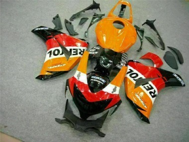 Best 2008-2011 Orange Repsol Honda CBR1000RR Motorcycle Fairing Kits UK