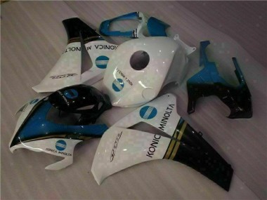 Best 2008-2011 White Blue Honda CBR1000RR Bike Fairings UK