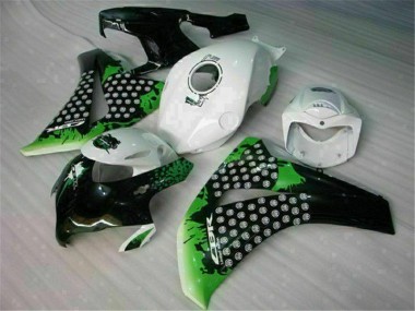 Best 2008-2011 Green White Honda CBR1000RR Motor Bike Fairings UK