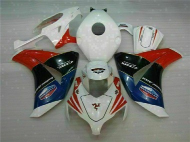 Best 2008-2011 Red White Honda CBR1000RR Bike Fairing Kit UK