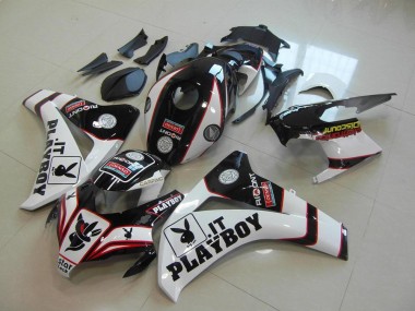 Best 2008-2011 Black Playboy Honda CBR1000RR Motor Bike Fairings UK