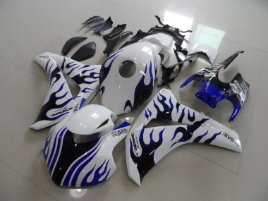 Best 2008-2011 Blue Black Flame Race Honda CBR1000RR Motorbike Fairing Kits UK