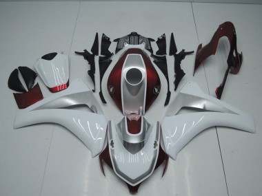 Best 2008-2011 Red White and Silver Honda CBR1000RR Bike Fairing UK