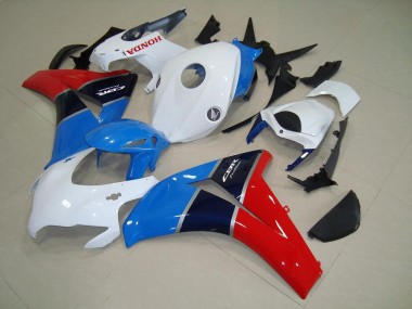 Best 2008-2011 White Blue Red Honda CBR1000RR Motorcyle Fairings UK