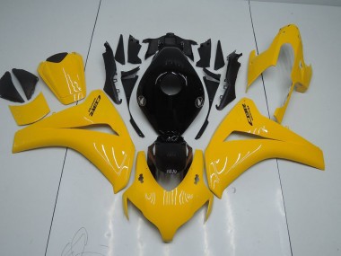 Best 2008-2011 Yellow and Black Honda CBR1000RR Bike Fairing UK