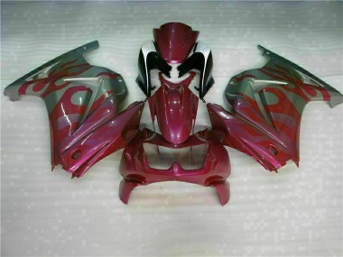 Best 2008-2012 Purple Red Kawasaki EX250 Replacement Motorcycle Fairings UK