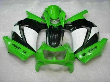 Best 2008-2012 Green Black Ninja Kawasaki EX250 Moto Fairings UK