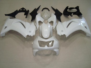 Best 2008-2012 White Kawasaki ZX250R Moto Fairings UK