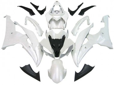 Best 2008-2016 Pearl White Yamaha YZF R6 Bike Fairings UK