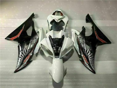 Best 2008-2016 White Black Yamaha YZF R6 Bike Fairings UK