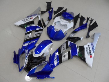 Best 2008-2016 Blue White ENEOS Yamaha YZF R6 Bike Fairings UK