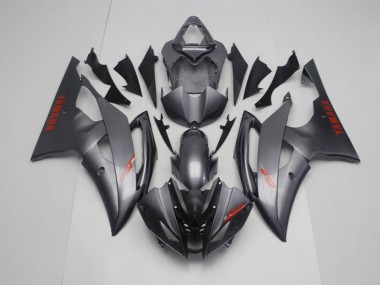 Best 2008-2016 Matte Black Grey Yamaha YZF R6 Motorcycle Fairings Kit UK