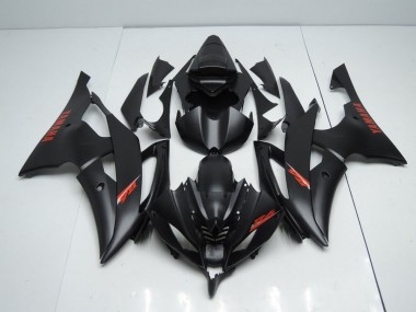 Best 2008-2016 Matte Black Red Decals Yamaha YZF R6 Motorbike Fairings UK