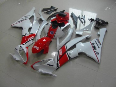 Best 2008-2016 White Red OEM Style Yamaha YZF R6 Bike Fairings UK